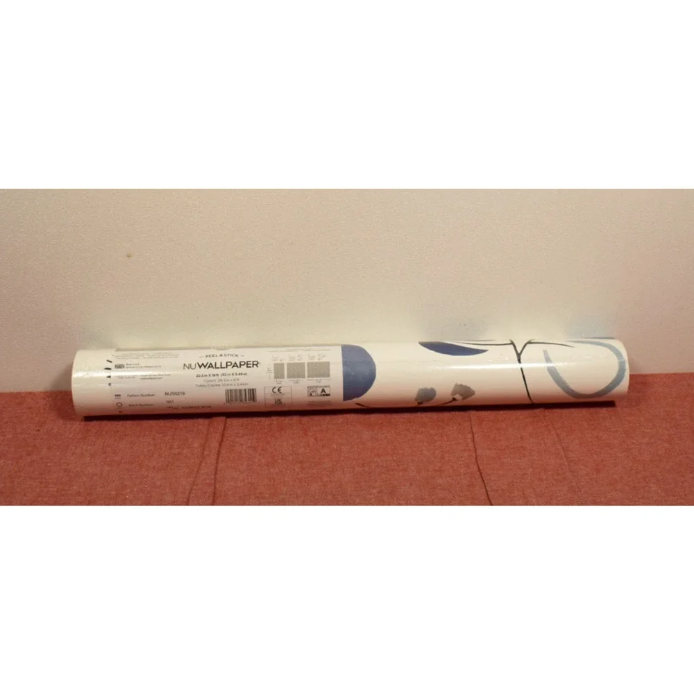 Brewster Peel and Stick 1pc Wallpaper Roux Blue